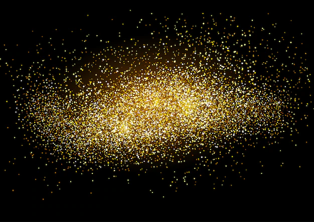 Free Vector | Abstract background with gold glitter design