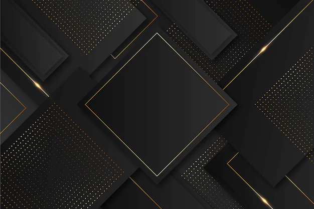 Free Vector | Abstract black and gold background