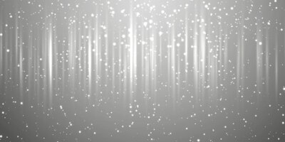Free Vector | Abstract celebration banner with silver sparkles design