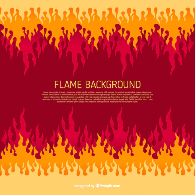 Free Vector | Abstract flame background