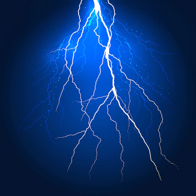 Free Vector | Abstract lightning background design