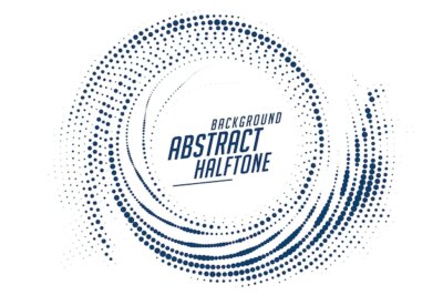 Free Vector | Abstract swirl circular halftone effect background