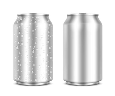 Free Vector | Aluminum cans isolated