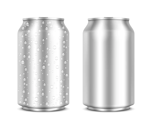 Free Vector | Aluminum cans isolated