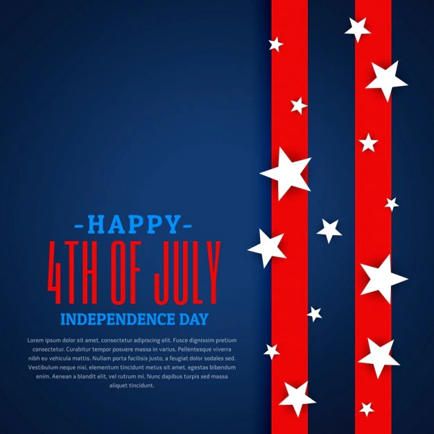 Free Vector | American independence day background