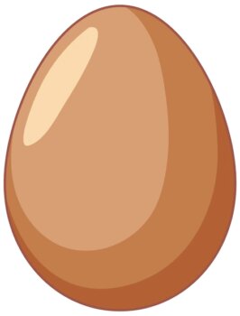 Free Vector | An egg in cartoon style