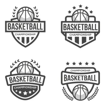 Free Vector | Basketball logo template