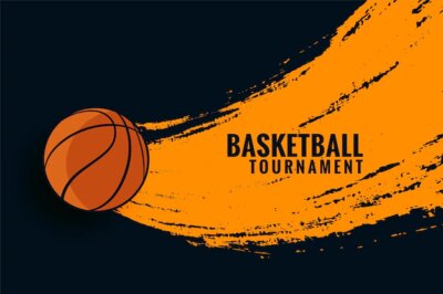 Free Vector | Basketball tournament game sports abstract background