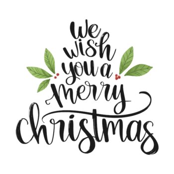 Free Vector | Beautiful christmas lettering