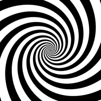 Free Vector | Black and white spiral background