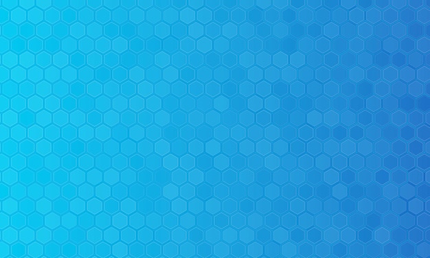 Free Vector | Blue hexagon pattern background