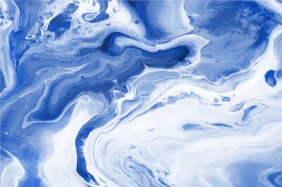 Free Vector | Blue marble paint background