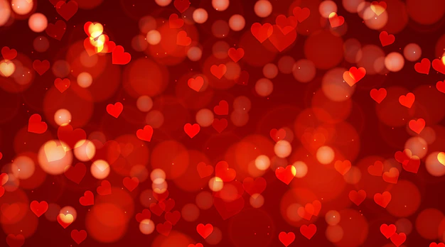 Free Vector | Blurred valentine's day background