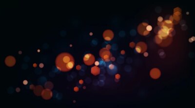 Free Vector | Bokeh lights effect on dark background