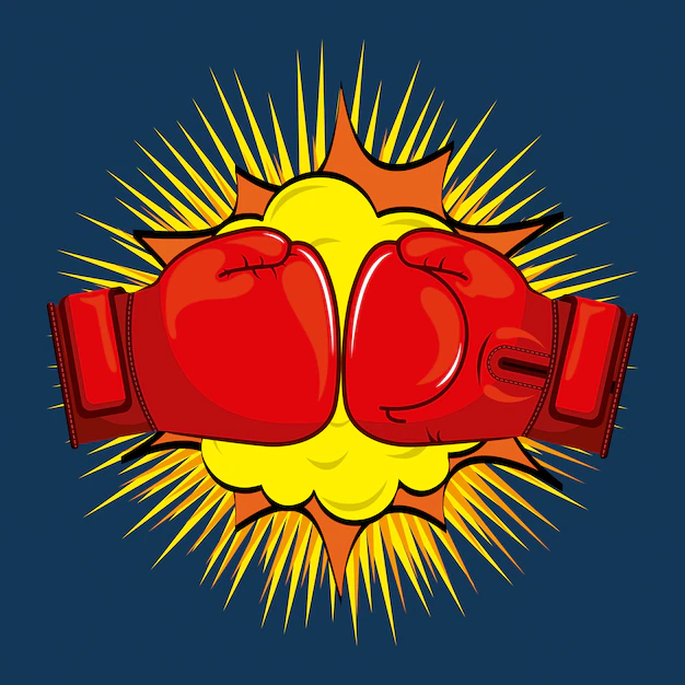 Free Vector | Boxing simple element