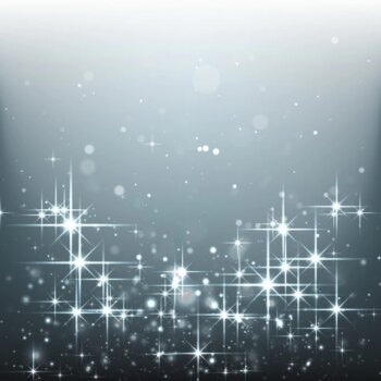 Free Vector | Bright stars on a silver background