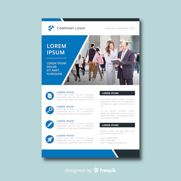 Free Vector | Business brochure template