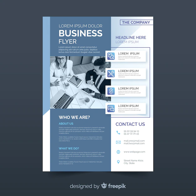 Free Vector | Business flyer template