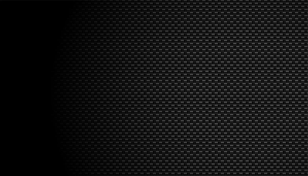 Free Vector | Carbon fiber texture in black color background