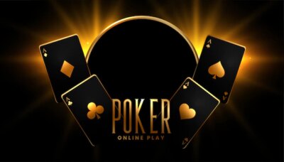 Free Vector | Casino poker game background in black and gold colors