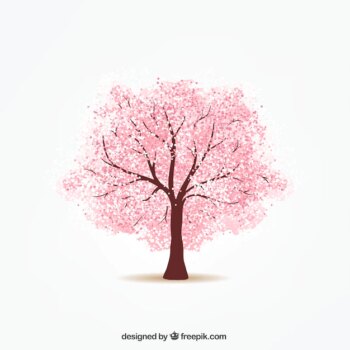 Free Vector | Cherry tree