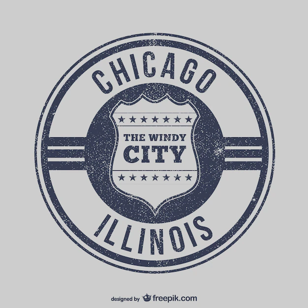 Free Vector | Chicago stamp