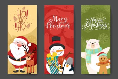 Free Vector | Christmas and new year banner