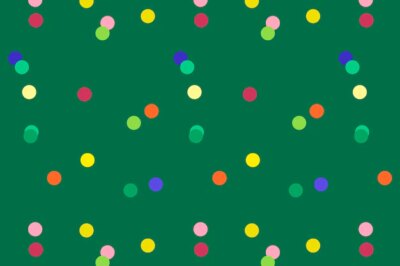 Free Vector | Christmas background, cute polka dot pattern in green vector