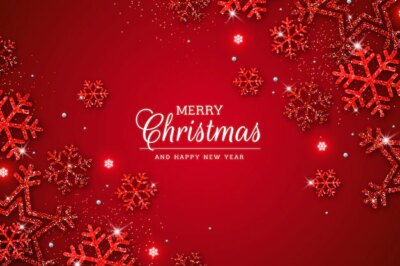 Free Vector | Christmas background with glitter effect