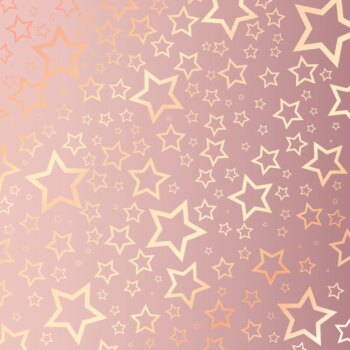 Free Vector | Christmas background with starry pattern on rose gold