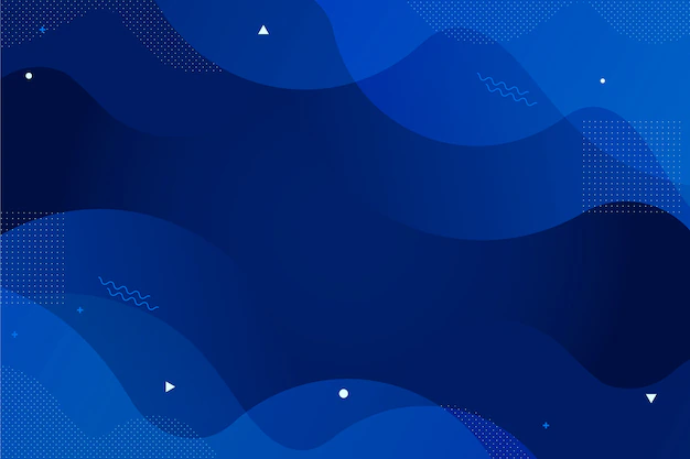 Free Vector | Classic blue wallpaper abstract style