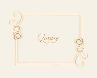 Free Vector | Classic floral frame background with text space