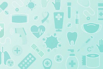 Free Vector | Clean medical patterned background