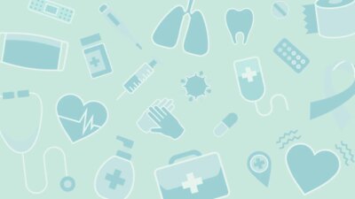 Free Vector | Clean medical patterned background vector