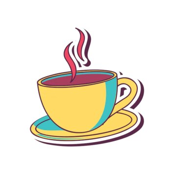 Free Vector | Coffee cup in yellow