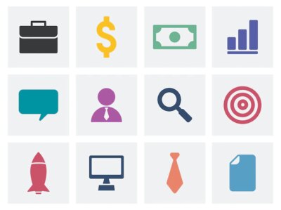 Free Vector | Collection of business icons illustration