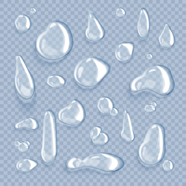 Free Vector | Collection of realistic water drops