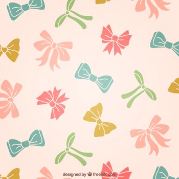 Free Vector | Colored bows