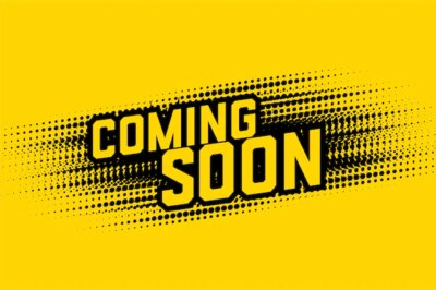 Free Vector | Coming soon halftone style design background template