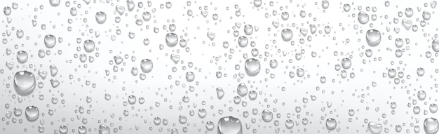 Free Vector | Condensation water drops . rain droplets with light reflection