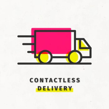 Free Vector | Contactless delivery during covid-19 outbreak