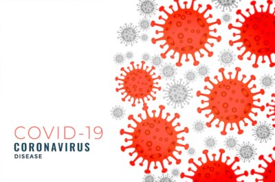 Free Vector | Covid-19 coronavirus infection outburst spread background design