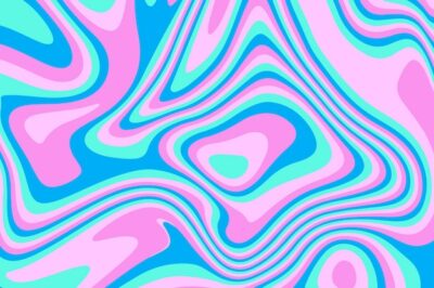 Free Vector | Curvy groovy style background