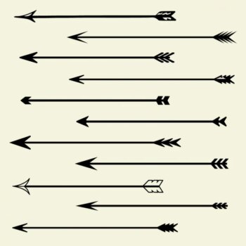 Free Vector | Decorative arrows collection