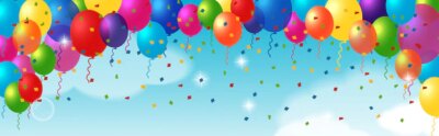 Free Vector | Decorative element with balloons