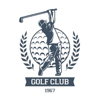 Free Vector | Detailed vintage golf logo
