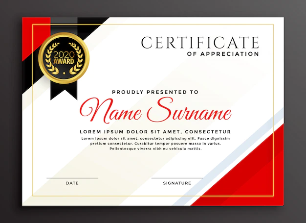 Free Vector | Elegant diploma certificate template design