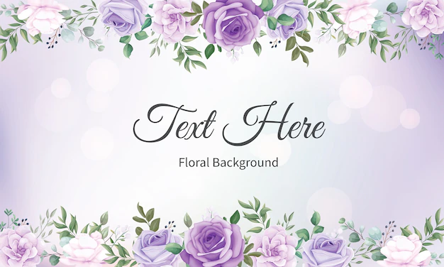 Free Vector | Elegant floral frame background with beautiful floral