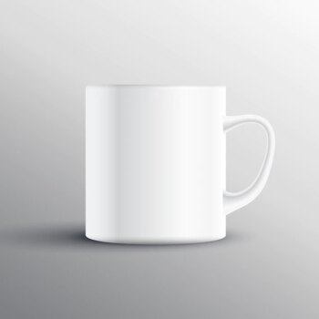 Free Vector | Empty cup mockup design