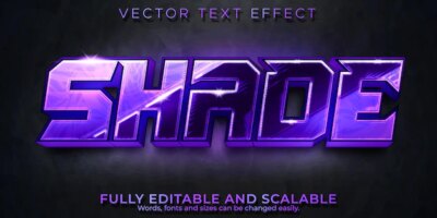 Free Vector | Esport text effect, editable game and neon text style